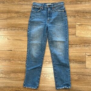 Madewell Classic Blue Denim Jeans